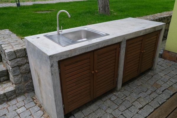Exterior Cabinet Installation in Azle