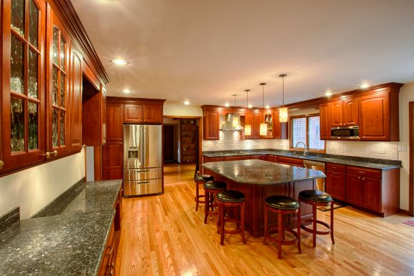 Cherry Kitchen Cabinet Repair in Azle